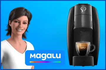 Cafeteira Espresso 3 Corações Lov Preto